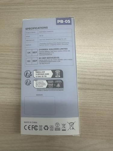 12000mAh Power Bank - PD22.5W Fast Charging, USB-C/USB-A Output for iPhone 17/16/15/14/13 & Galaxy