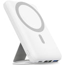 YAGOPAL 10,000mAh Power Bank - PD 22.5W Fast Charging, Wireless Charger with Foldable Stand & LED Display for iPhone 16/15/14/13/12