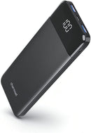 Charmast 10400mAh Power Bank - Quick Charge, USB-C, Ultra Slim Portable Charger for iPhone, Huawei & More