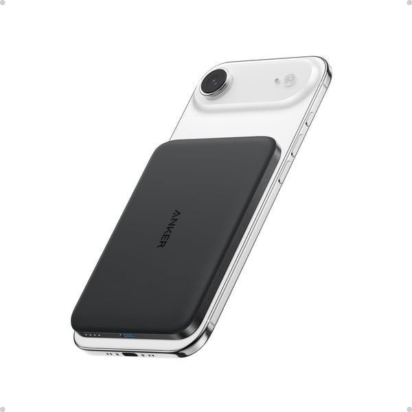 Anker Nano 5000mAh Power Bank - Qi2 15W MagSafe-Compatible Ultra-Slim Portable Charger for iPhone 17/16/15