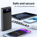 12000mAh Power Bank - PD22.5W Fast Charging, USB-C/USB-A Output for iPhone 17/16/15/14/13 & Galaxy