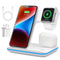 3-in-1 Wireless Charging Station - Dock for iPhone, Apple Watch & AirPods (Lightning Port)