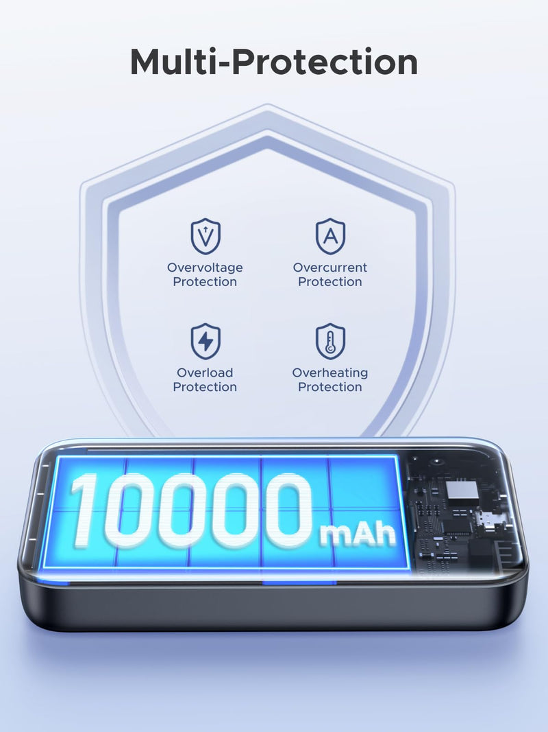 UGREEN Nexode 10000mAh Magnetic Wireless Power Bank - PD 20W Fast Charging for iPhone 17/16/15/14/13/12
