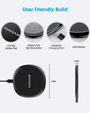 NANAMI Wireless Charger 10W - Qi-Certified Charging Pad for iPhone, AirPods & Samsung Galaxy