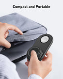 3-in-1 Wireless Charging Station for Apple - 15W Fast Foldable MagSafe Charger for iPhone, Apple Watch & AirPods