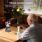 Cell Phone Stand with Bluetooth Speaker & Remote Control - Portable, All-Day Playtime, Compatible with iOS/Android