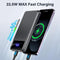 12000mAh Power Bank - PD22.5W Fast Charging, USB-C/USB-A Output for iPhone 17/16/15/14/13 & Galaxy