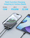 LL TRADER 006 Magnetic Wireless Power Bank 10000mAh - Portable Charger for iPhone 12/13/14/15 Series (Black)