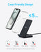 Anker PowerWave Stand Wireless Charger - Qi-Certified 10W Fast Charger for iPhone & Samsung Galaxy