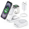 3-in-1 Wireless Charging Station for Apple - Foldable Magnetic Charger, 15W Fast for iPhone, Apple Watch & AirPods