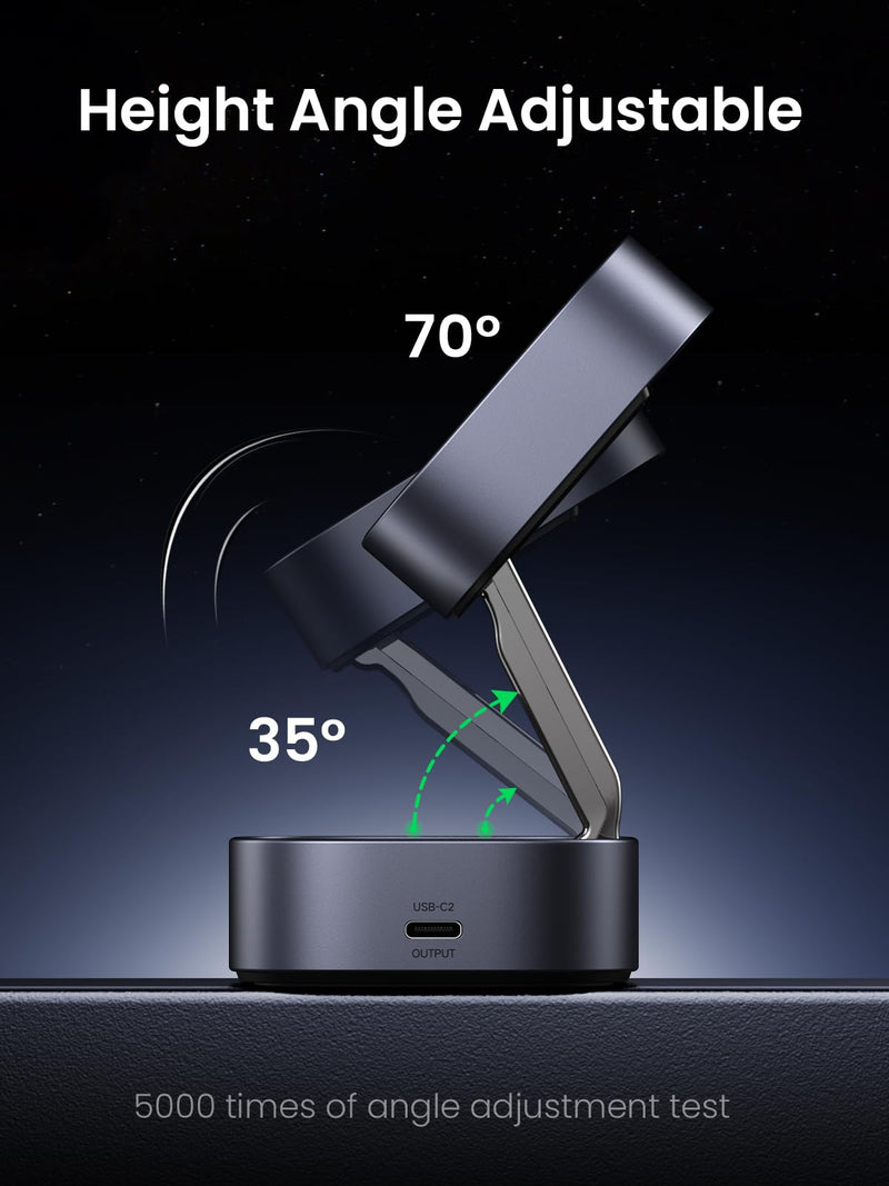 UGREEN MagFlow 2-in-1 MagSafe Wireless Charger - Magnetic Charging Stand for iPhone & AirPods