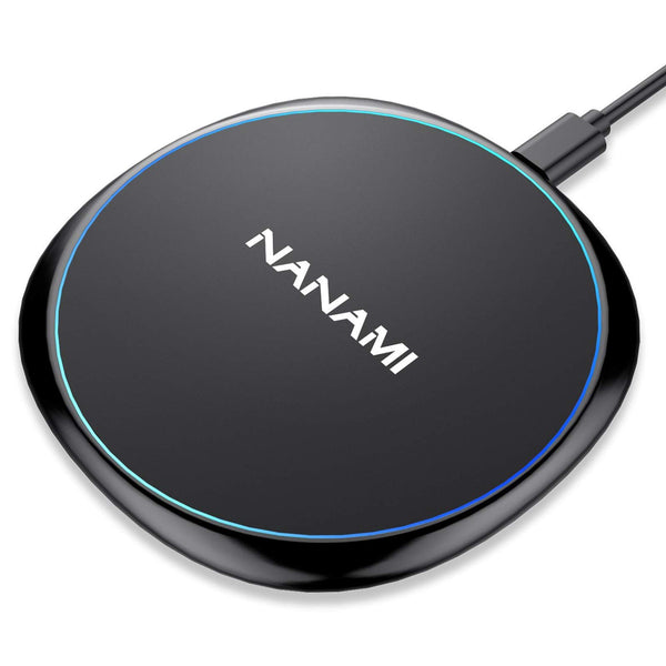 NANAMI Wireless Charger 10W - Qi-Certified Charging Pad for iPhone, AirPods & Samsung Galaxy