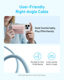 Anker Zolo 10,000mAh Magnetic Power Bank - 30W Fast Charging, Wireless Charger with USB-C & Stand for iPhone 15/14, AirPods