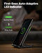 INIU 15W Wireless Charger Stand - Qi Fast Charging Dock for iPhone, Samsung Galaxy & More