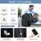 50L Extra Large Backpack for Men - Water-Resistant, USB Port, Anti-Theft, TSA Approved, Fits 17" Laptop (Black)