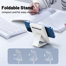 YAGOPAL 10,000mAh Power Bank - PD 22.5W Fast Charging, Wireless Charger with Foldable Stand & LED Display for iPhone 16/15/14/13/12