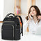 VANKEAN 17.3" Laptop Backpack - Waterproof, USB Port & RFID Blocking, Business & Travel (Black)