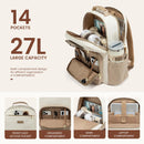LOVEVOOK 15.6" Laptop Backpack for Women - Waterproof, Large Capacity, Travel & Business Bag