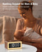 Birthday Gifts for Men - Alarm Clock with Wireless Charger, Bluetooth Speaker, Wake-Up Light & Snooze Alarm