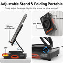 Mobile Phone Stand with Bluetooth Speaker - Portable Desk Speaker with HD Sound, TF/microSD Slot, iPhone & Galaxy Compatible