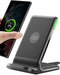 INIU 15W Wireless Charger Stand - Qi Fast Charging Dock for iPhone, Samsung Galaxy & More