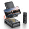 Cell Phone Stand with Bluetooth Speaker & Remote Control - Portable, All-Day Playtime, Compatible with iOS/Android