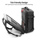 tomtoc 40L Travel Backpack - TSA Friendly, Water-Resistant, Fits 17.3" Laptop, Business & Weekender Bag