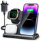 JARGOU 3-in-1 Wireless Charging Station for Apple - Fast Charger for iPhone, Apple Watch & AirPods