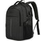 50L Extra Large Backpack for Men - Water-Resistant, USB Port, Anti-Theft, TSA Approved, Fits 17" Laptop (Black)