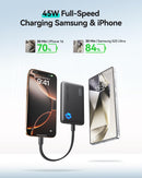INIU 10000mAh Power Bank - 45W PD Fast Charging, USB-C in/out, Portable Charger for iPhone 17/16/15/14/13 & More