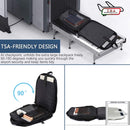 50L Extra Large Travel Laptop Backpack - Water-Resistant, USB Port, Anti-Theft, Fits 17" Laptop (Black)