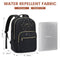 LOVEVOOK 15.6" Laptop Backpack for Women - Lightweight, USB Port, Work & Travel Rucksack (Black)