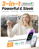 MagSafe Power Bank 10,000mAh - Foldable Stand, 22.5W Fast Charging USB-C, Wireless Charger for iPhone 17/16/15/14/13/12