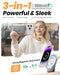 MagSafe Power Bank 10,000mAh - Foldable Stand, 22.5W Fast Charging USB-C, Wireless Charger for iPhone 17/16/15/14/13/12