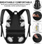 VSNOON Anti-Theft Laptop Backpack 15.6-17.3" - USB Port, Lock, Water-Resistant (Black)