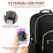 LOVEVOOK 15.6" Laptop Backpack for Women - Lightweight, USB Port, Work & Travel Rucksack (Black)