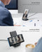 Anker PowerWave Stand Wireless Charger - Qi-Certified 10W Fast Charger for iPhone & Samsung Galaxy