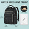 VANKEAN 17.3" Laptop Backpack - Waterproof, USB Port & RFID Blocking, Business & Travel (Black)