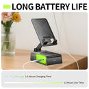 Cell Phone Stand with Bluetooth Speaker & Remote Control - Portable, All-Day Playtime, Compatible with iOS/Android
