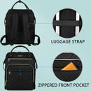 VANKEAN 17.3" Laptop Backpack - Waterproof, USB Port & RFID Blocking, Business & Travel (Black)