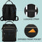 VANKEAN 17.3" Laptop Backpack - Waterproof, USB Port & RFID Blocking, Business & Travel (Black)