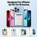 YAGOPAL 10,000mAh Power Bank - PD 22.5W Fast Charging, Wireless Charger with Foldable Stand & LED Display for iPhone 16/15/14/13/12