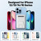 YAGOPAL 10,000mAh Power Bank - PD 22.5W Fast Charging, Wireless Charger with Foldable Stand & LED Display for iPhone 16/15/14/13/12