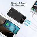 Charmast 10400mAh Power Bank - Quick Charge, USB-C, Ultra Slim Portable Charger for iPhone, Huawei & More