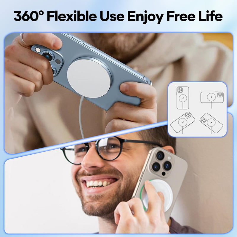 Magnetic Wireless Charger - Fast MagSafe Charger for iPhone 17/16/15/14/13/12 & AirPods
