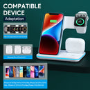 3-in-1 Wireless Charging Station - Dock for iPhone, Apple Watch & AirPods (Lightning Port)