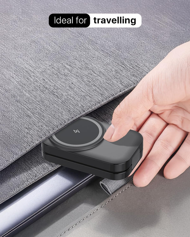3-in-1 Wireless Charging Station for Apple - 15W Fast Foldable Magnetic Charger for iPhone, Apple Watch & AirPods