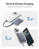Baseus Picogo AM41 5000mAh MagSafe Power Bank - Ultra Slim, PD 20W Fast Charging for iPhone 17/16/15/14/13 (Space Grey)