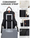 LOVEVOOK 15.6" Laptop Backpack for Women - Waterproof, USB Port, Anti-Theft Rucksack (Beige/Black)