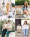 LOVEVOOK 15.6" Laptop Backpack for Women - Waterproof, USB Port, Anti-Theft Rucksack (Khaki)
